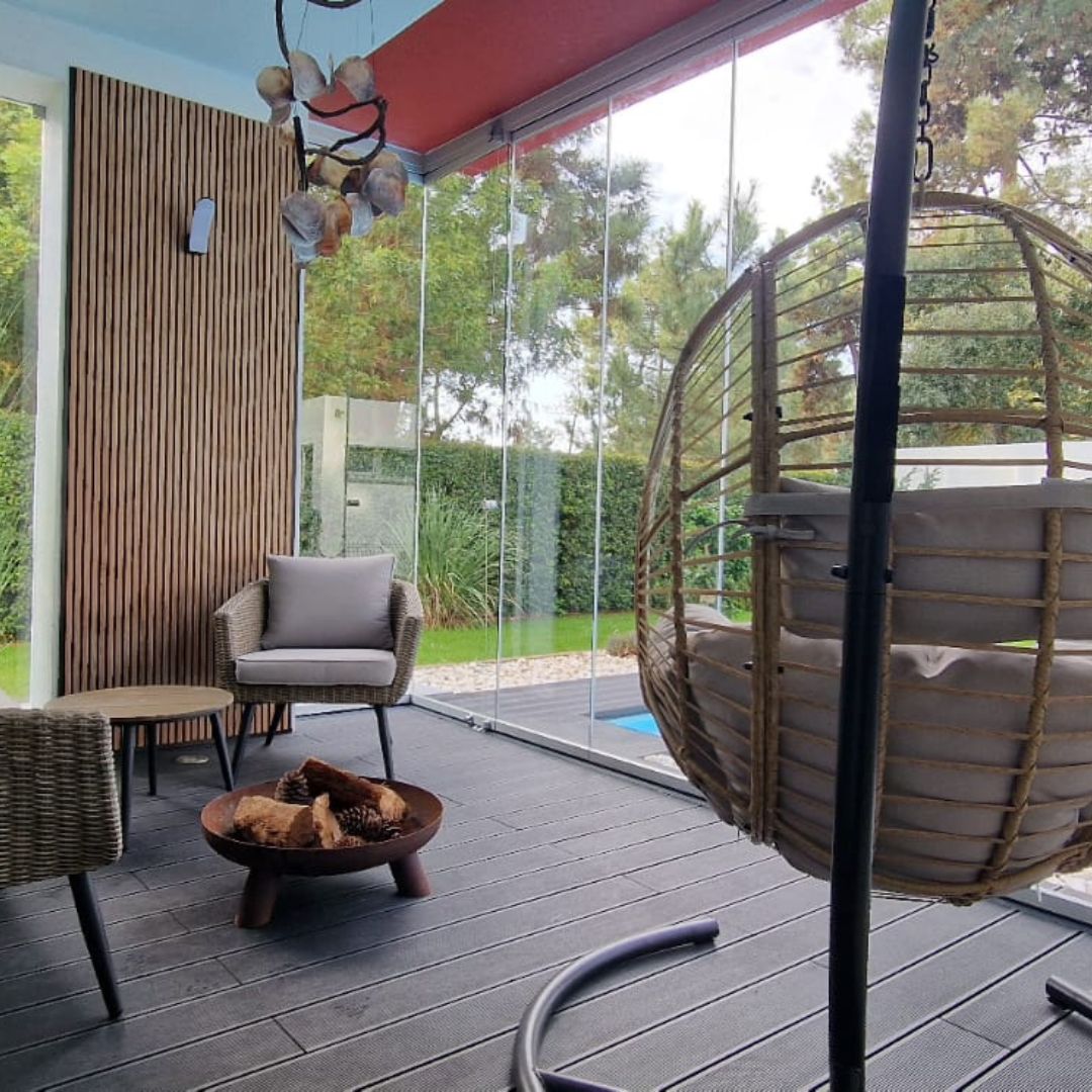 alpendre com design moderno